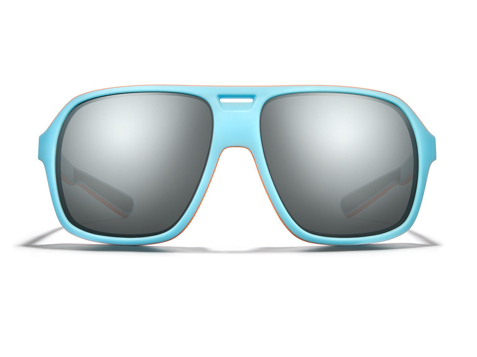 Sky Blue / Orange Frame - Dark Arctic Mirror Lens